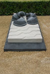 Grafsculptuur De zee